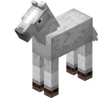 Horse: White (Baby) pet